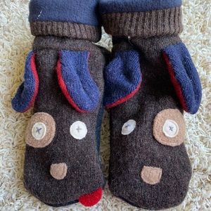 Cate and Levi Puppy Slipper Socks